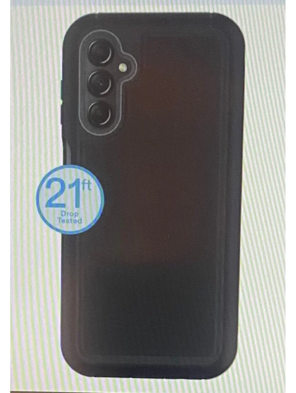 Onn Rugged Case for Samsung Galaxy A14 5G Black